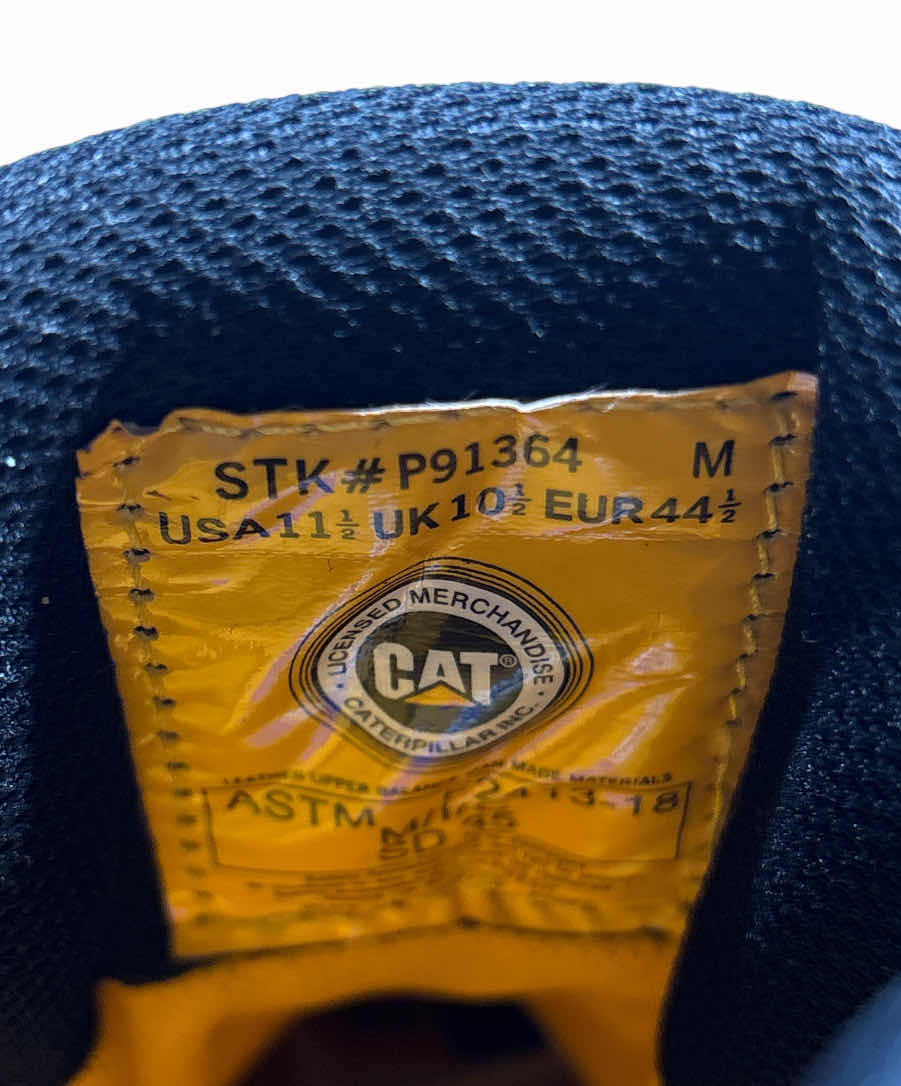 Photo 1 of MENS CATERPILLAR EXPOSITION 6” WORK BOOT W ALLOY TOE, SLIP/OIL RESISTANT (SIZE 11.5)