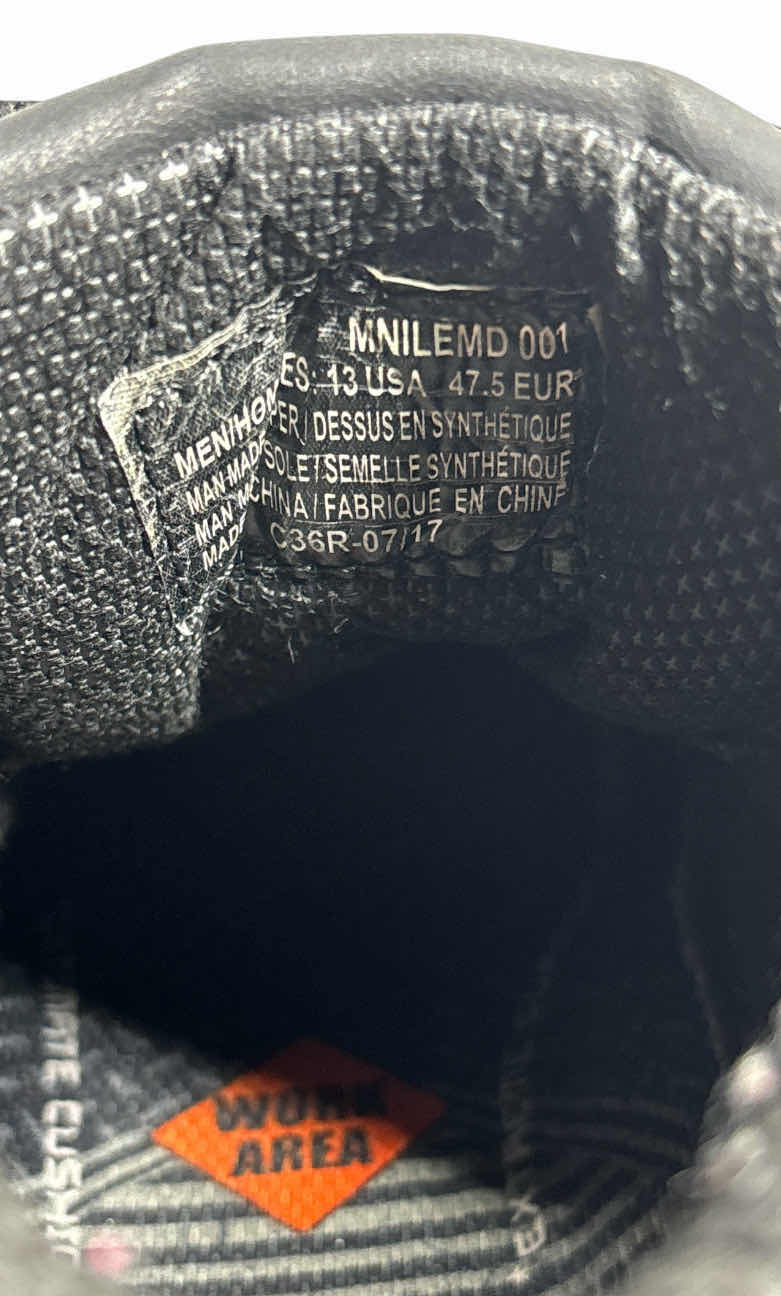 Photo 1 of MENS LUGZ NILE MID WORK BOOT, SLIP RESISTANT (SIZE 13)