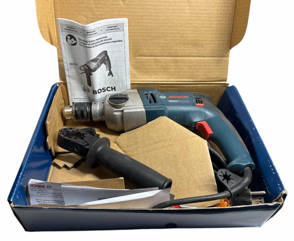 Photo 1 of BOSCH 1/2” 2-SPEED CORDED HAMMER DRILL (HD18-2)