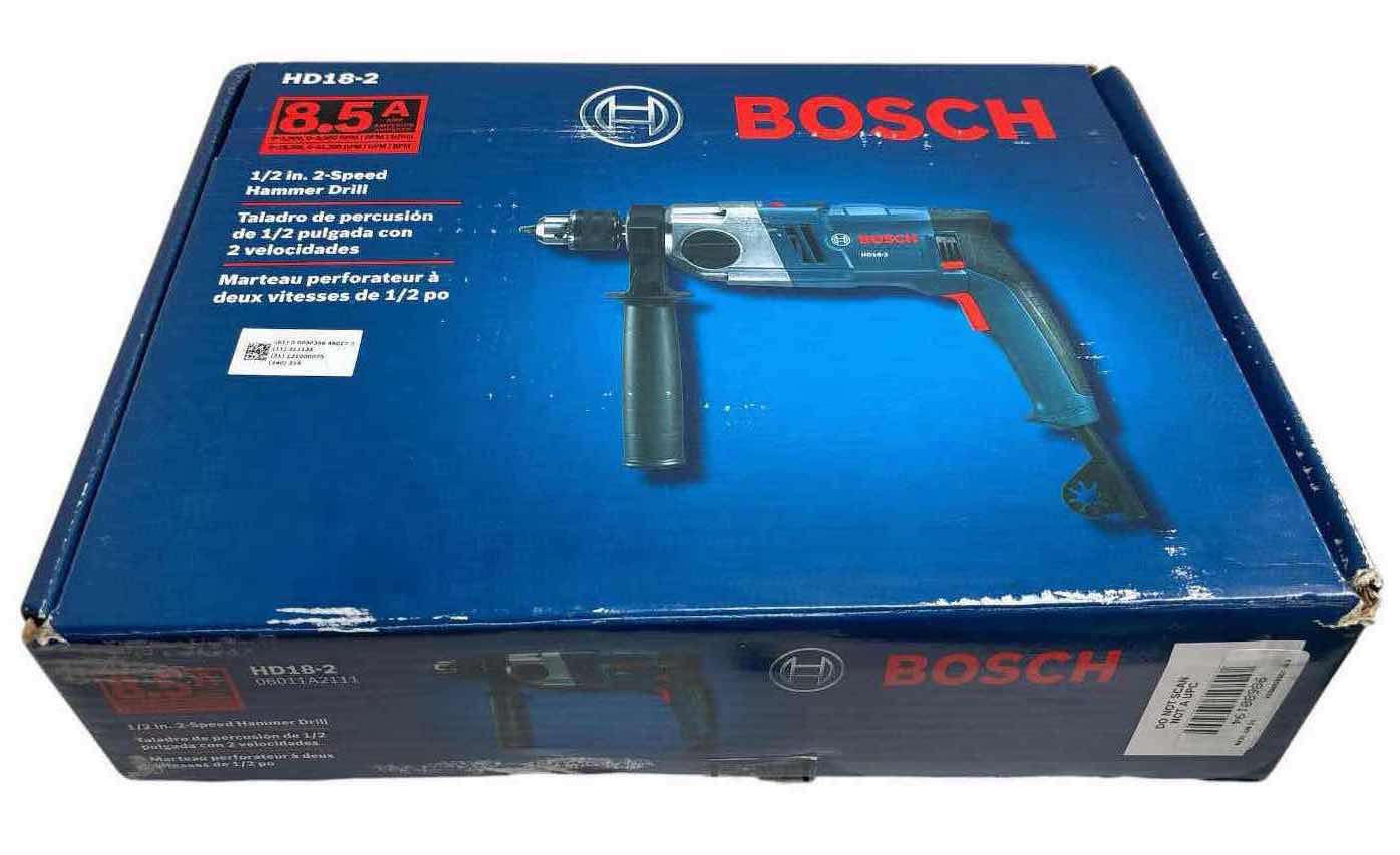 Photo 1 of BOSCH 1/2” 2-SPEED CORDED HAMMER DRILL (HD18-2)