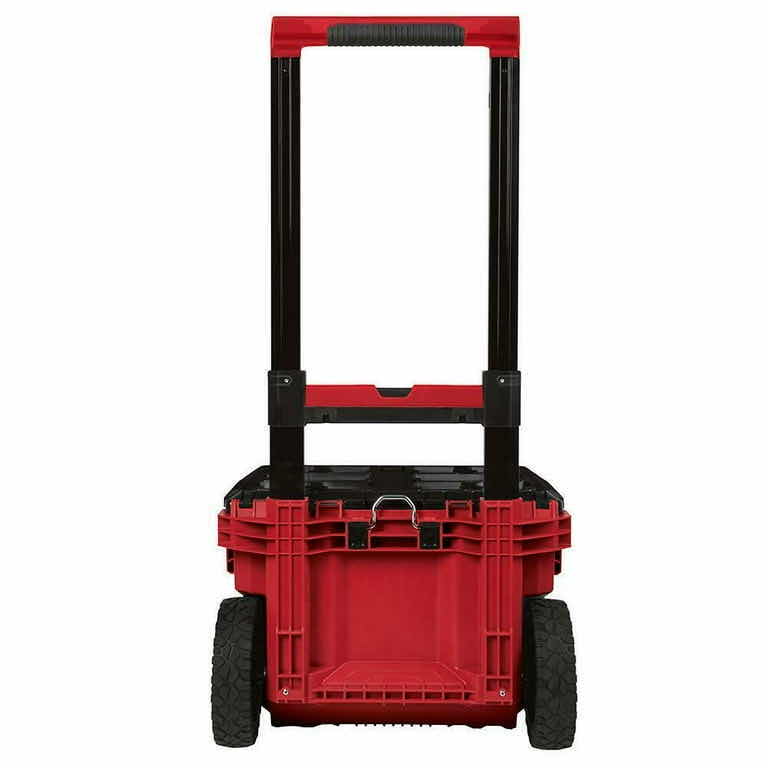 Photo 1 of Milwaukee PACKOUT ROLLING MODULAR STACKABLE TOOL BOX STORAGE SYSTEM, RED/BLACK