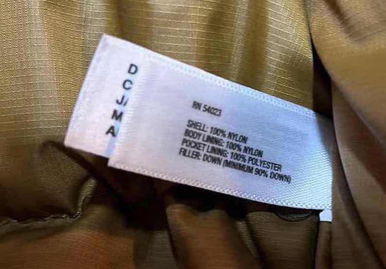 Photo 1 of BROWN DOWN VEST MENS SIZE LG