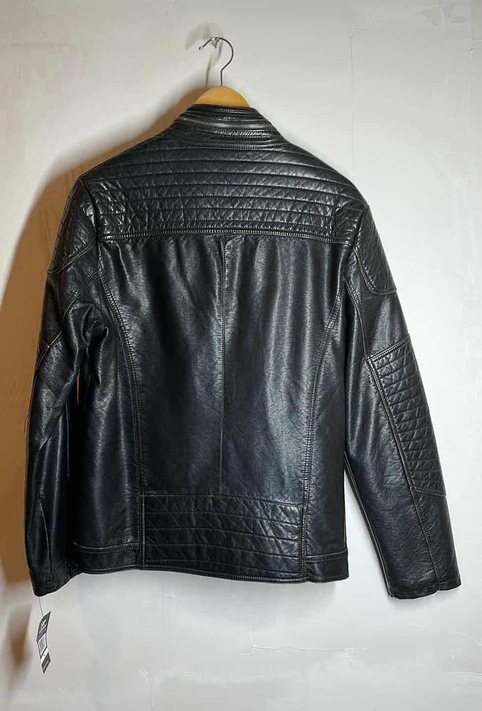 Photo 1 of NEW XRAY JEANS BLACK LEATHER JACKET MENS SIZE M