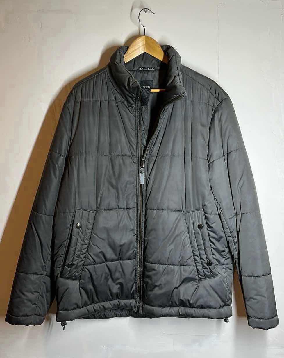 Photo 1 of HUGO BOSS GREY DOWN JACKET MENS SIZE XL