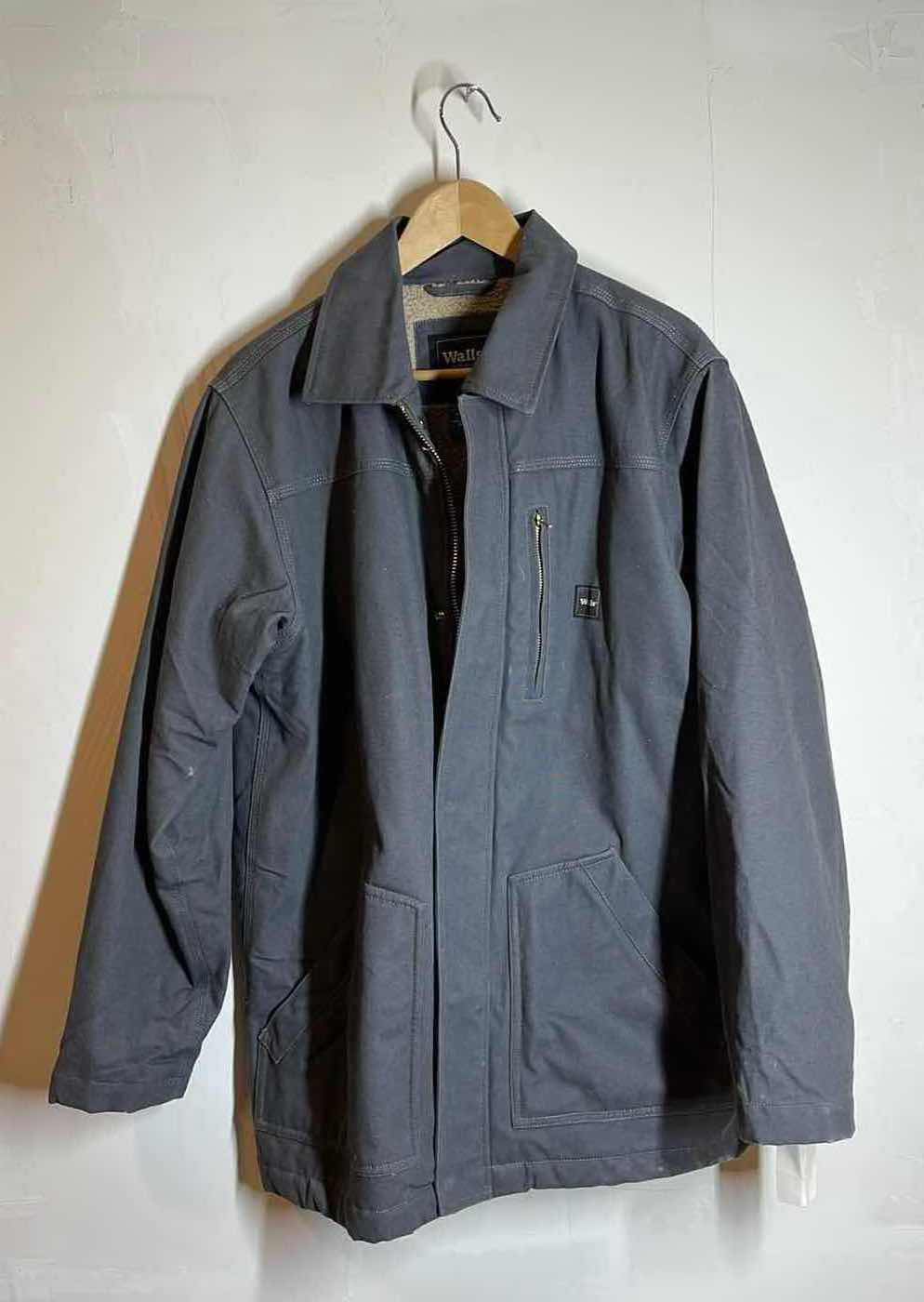 Photo 1 of NEW WALLS WORKWEAR GRAY CARGO WORK JACKET MENS SIZE M