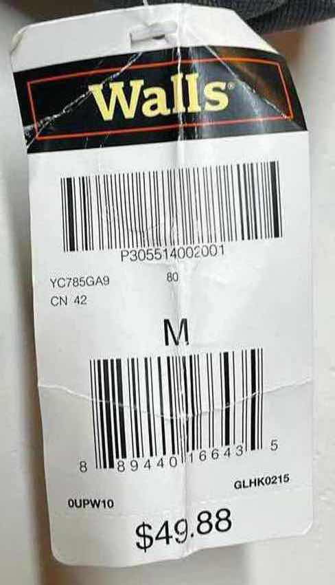 Photo 1 of NEW WALLS WORKWEAR GRAY CARGO WORK JACKET MENS SIZE M