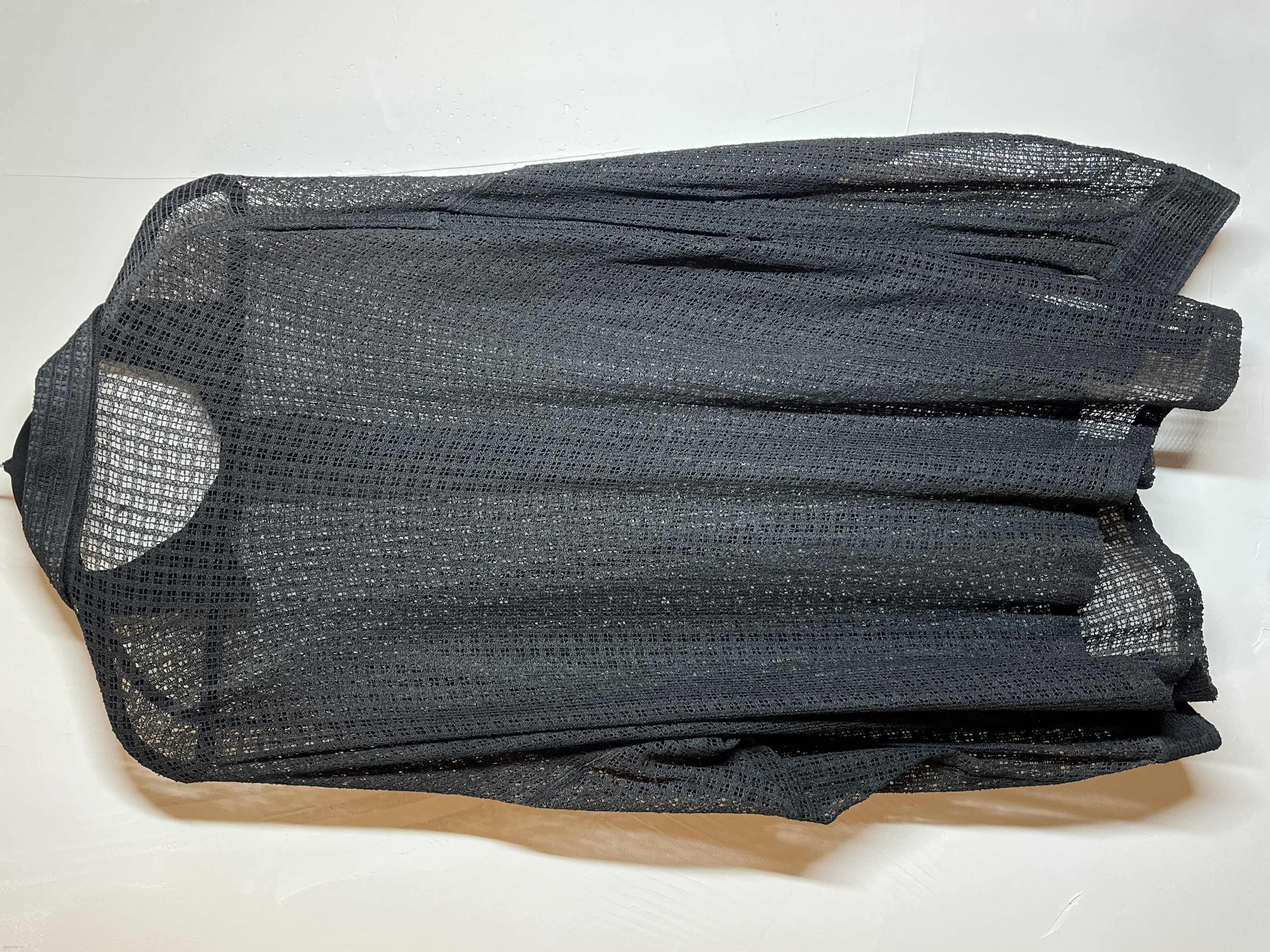 Photo 1 of GIANNI VERSACE BLACK MESH BUTTON UP SHIRT MENS SIZE XL-XXL