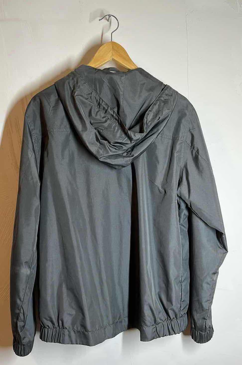 Photo 1 of GOODFELLOW GRAY HOODED WINDBREAKER JACKET MENS SIZE M
