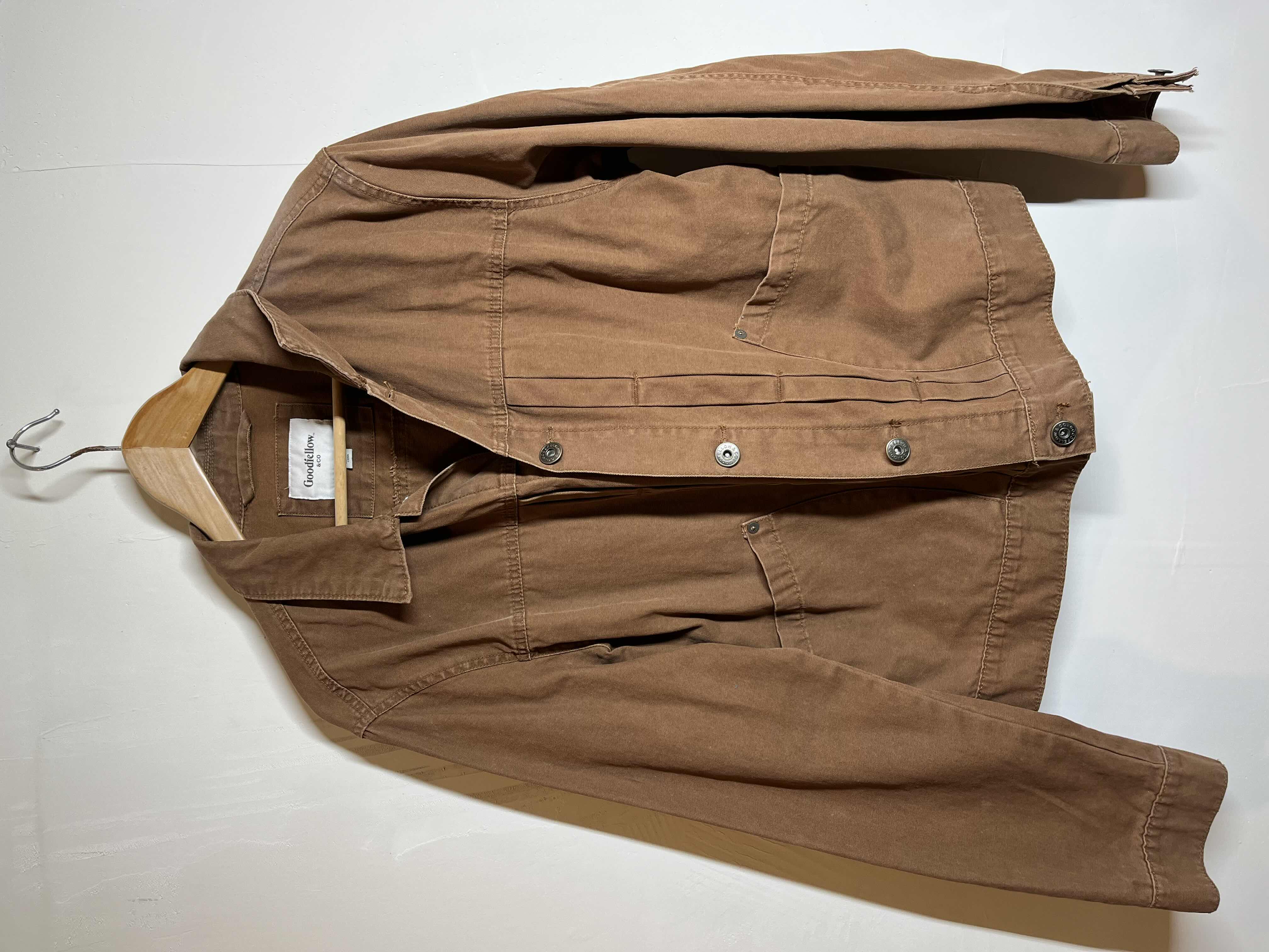 Photo 1 of GOODFELLOW & CO RUST WASH DENIM JACKET MENS SIZE M