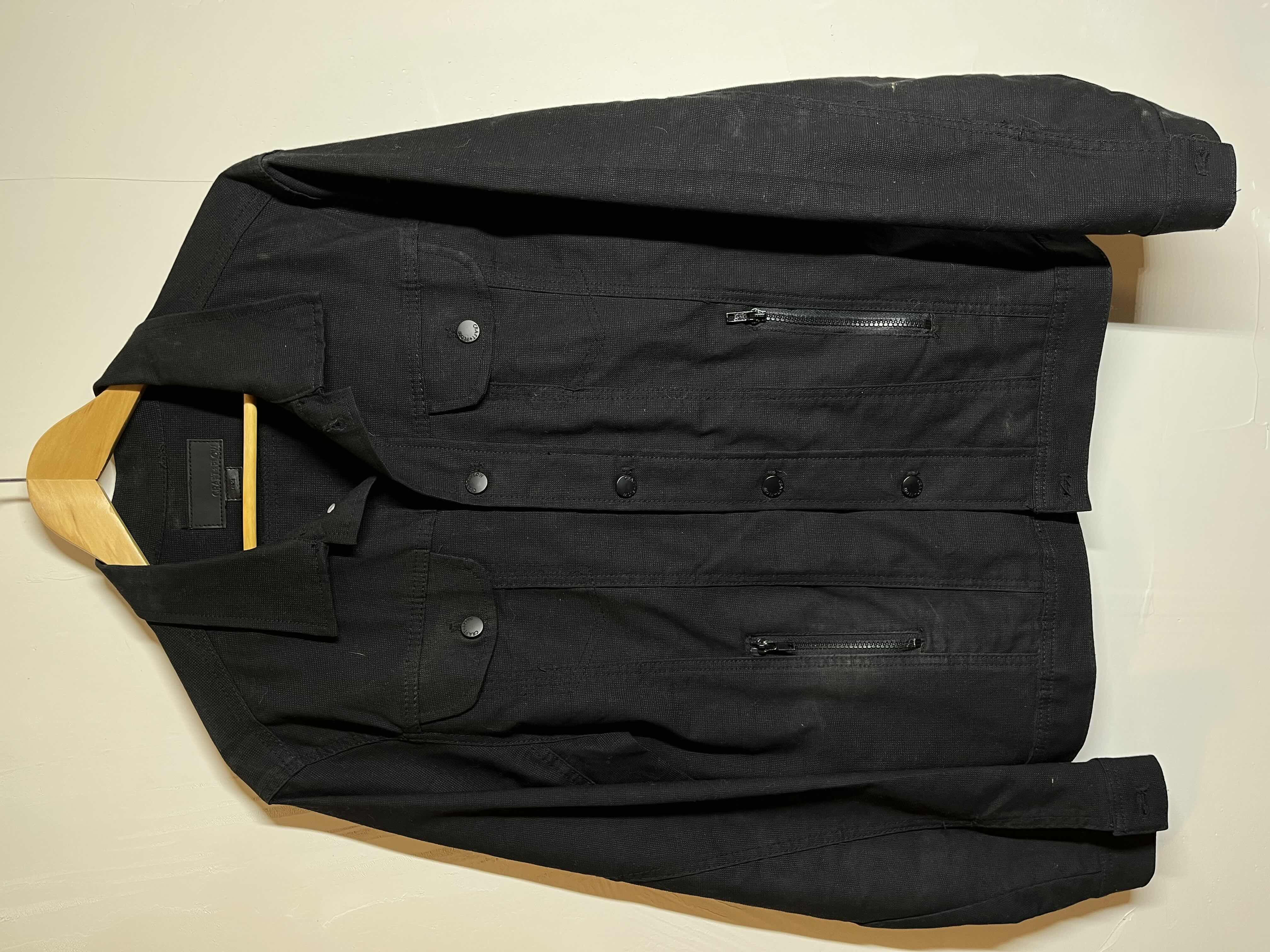 Photo 1 of CRAFT FLOW BLACK TRUCKER JACKET MENS SIZE LG