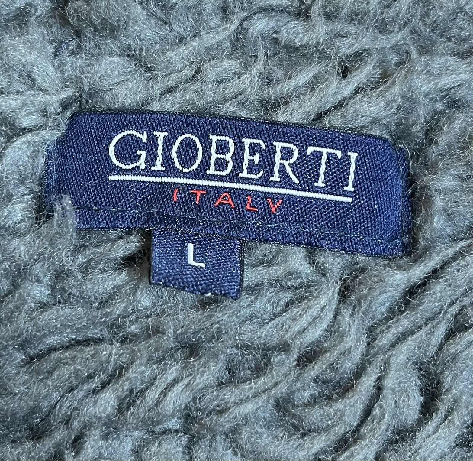 Photo 1 of GIOBERTI BLUE DENIM STYLE CORDUROY SWEATER MENS SIZE LG