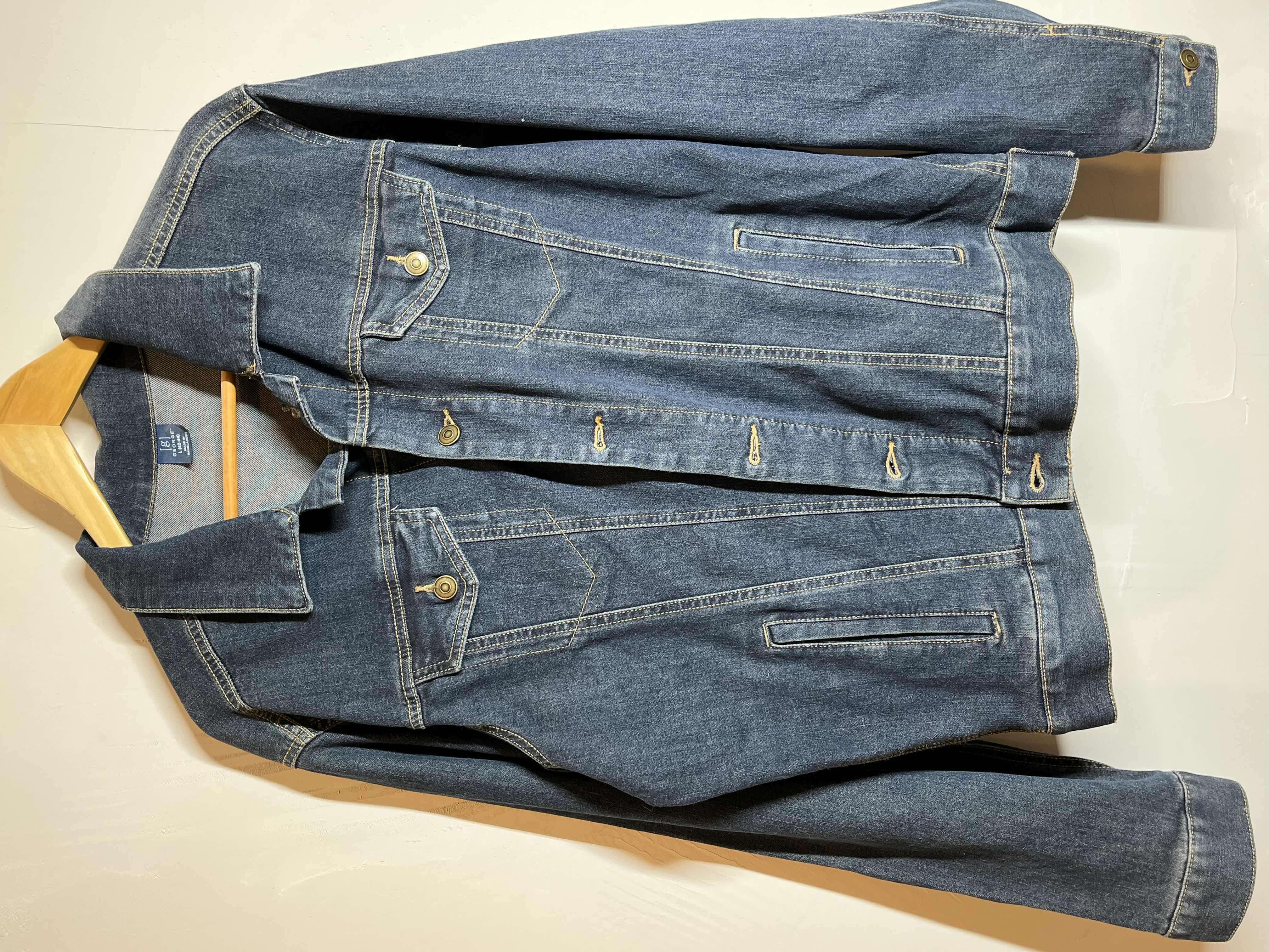 Photo 1 of GEORGE DENIM JACKET MENS SIZE LG