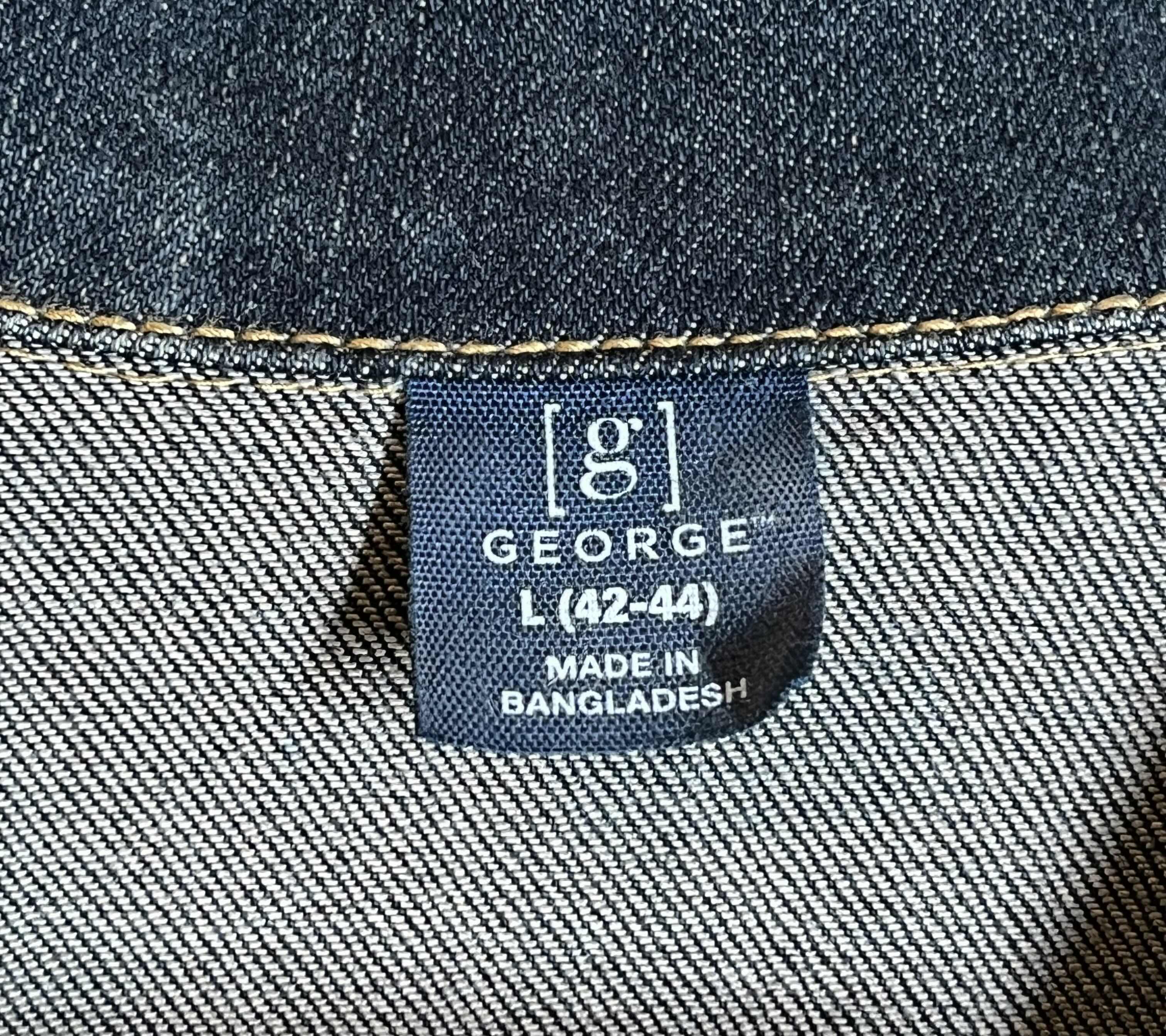 Photo 1 of GEORGE DENIM JACKET MENS SIZE LG