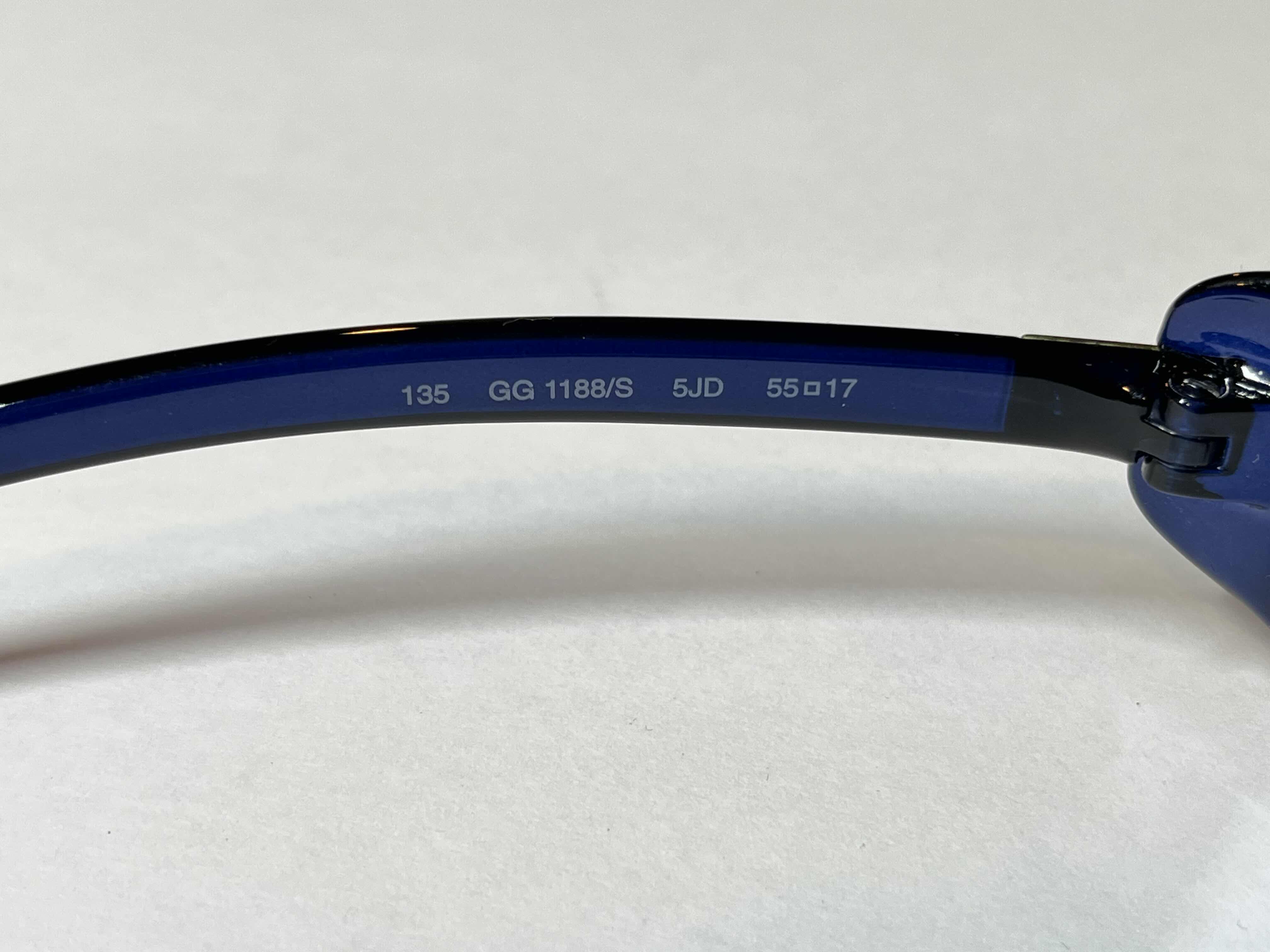 Photo 1 of GUCCI MENS SUNGLASSES GG 1188/S W ORIGINAL CASE