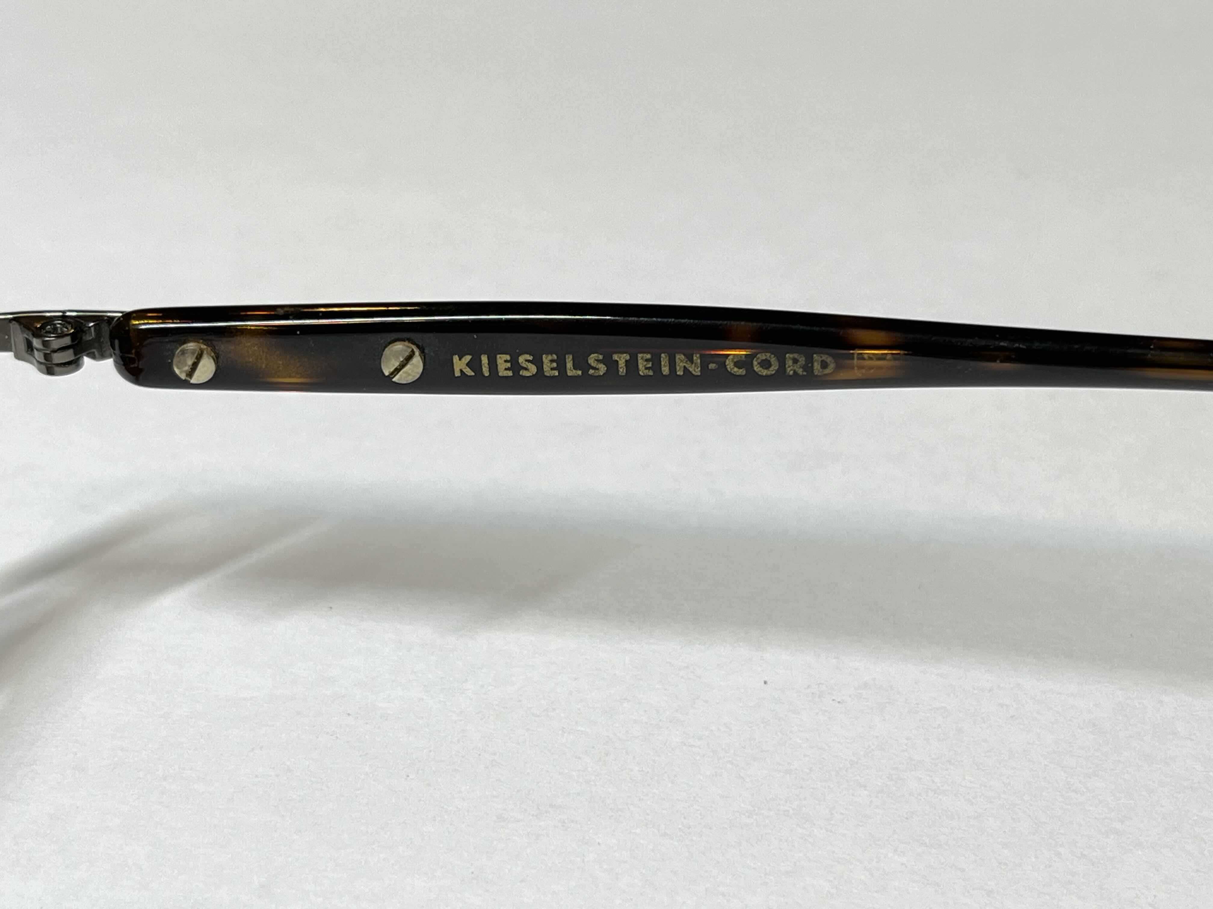 Photo 1 of KIESELSTEIN-CORD MCQUEEN TORTOISE SHELL TITANIUM MENS SUNGLASSES W CASE