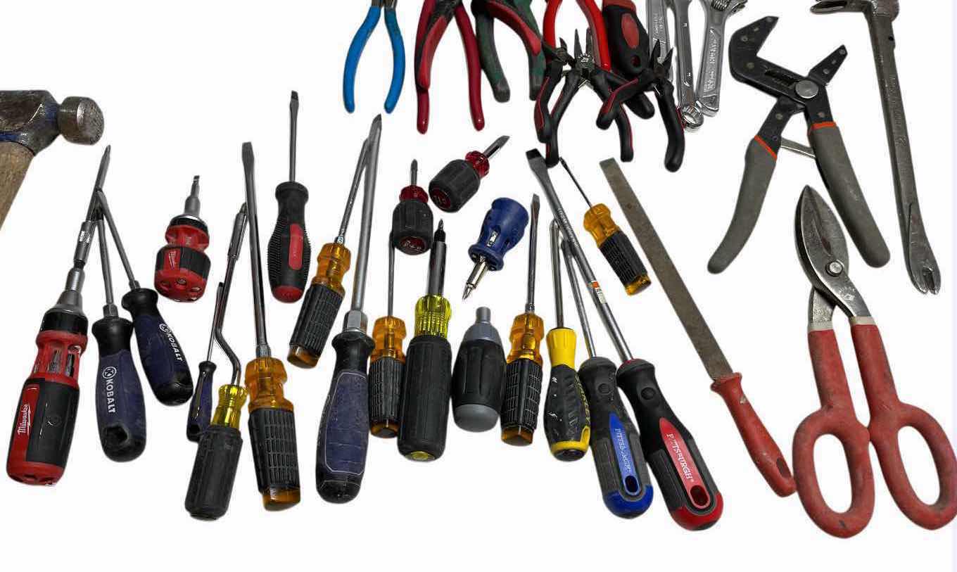 Photo 1 of GREASE MONKEY TOOL BAG W VARIOUS PURPOSE TOOLS (APPROX 40 TOOLS)