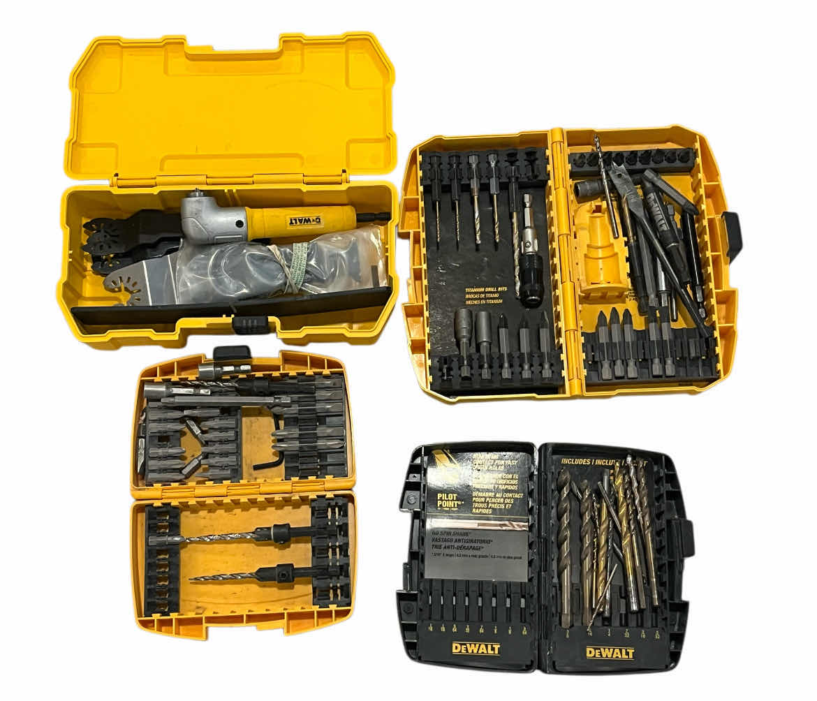 Photo 1 of DEWALT BIT SETS-VARIOUS PURPOSES (4)