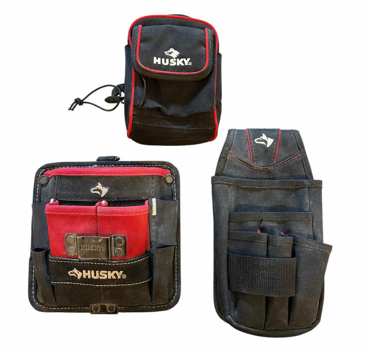 Photo 1 of HUSKY TOOL BELT POUCHES (3)