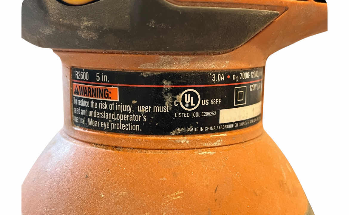 Photo 1 of RIDGID 5” ORBITAL SANDER MODEL R2600