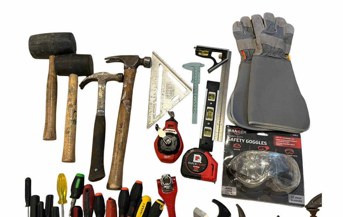 Photo 1 of DEWALT TOOL BAG W VARIOUS PURPOSE TOOLS (APPROX 40 TOOLS)