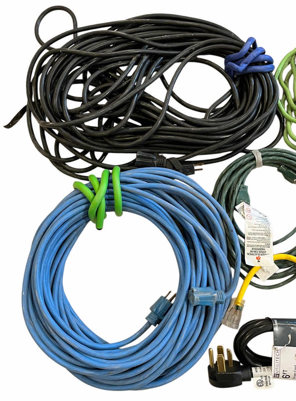 Photo 1 of EXTENSION CORDS- VARIOUS LENGTHS (7)