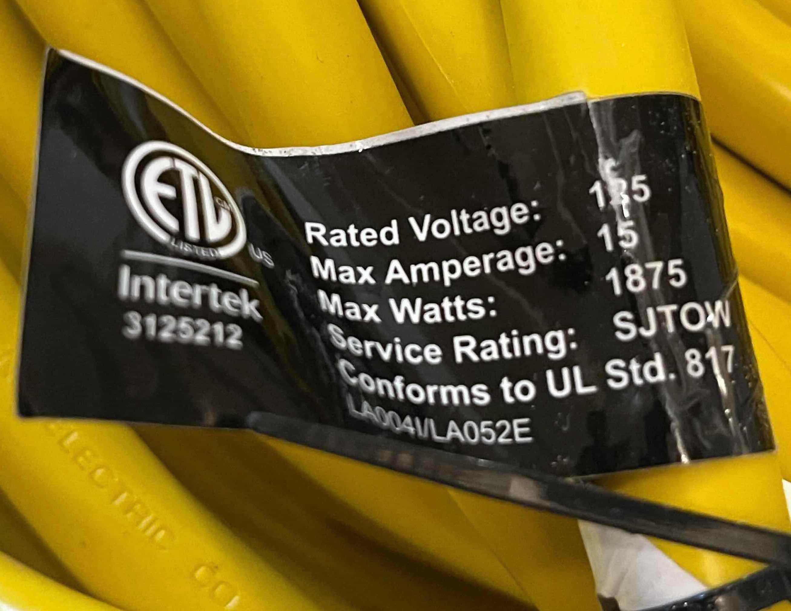 Photo 1 of VANGUARD TRIPLE TAP 10/3 GAUGE EXTENSION CORD 100’