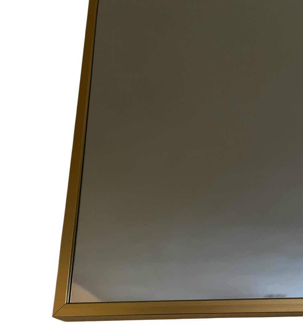 Photo 1 of ARCHED GOLD FINISH FRAMED MIRROR 16” X 20”
