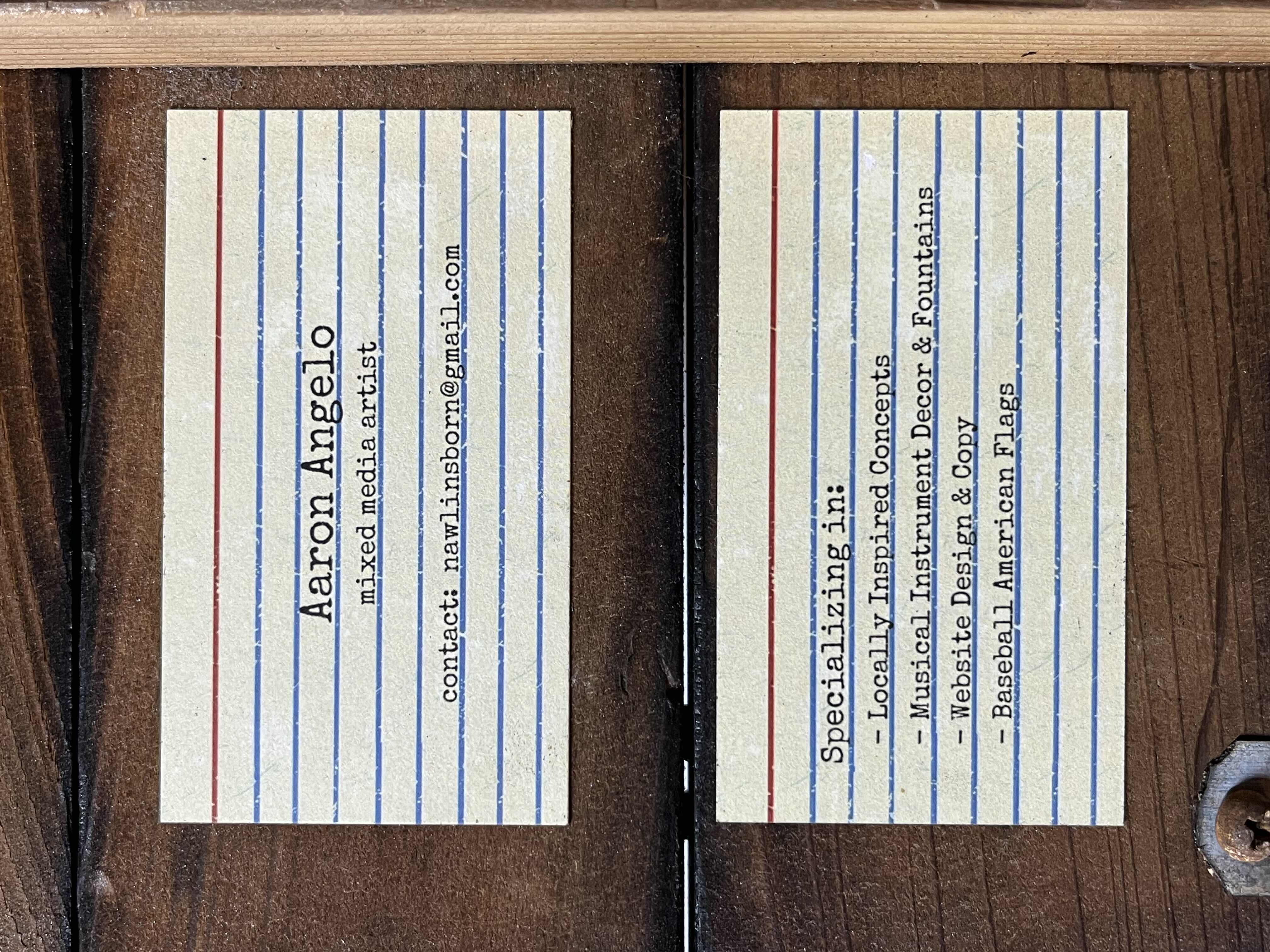 Photo 1 of BRASS CORNET MOUNTED ON WOOD PLANK WALL ART SIGNED BY AARON ANGELO 27.5” X 15”