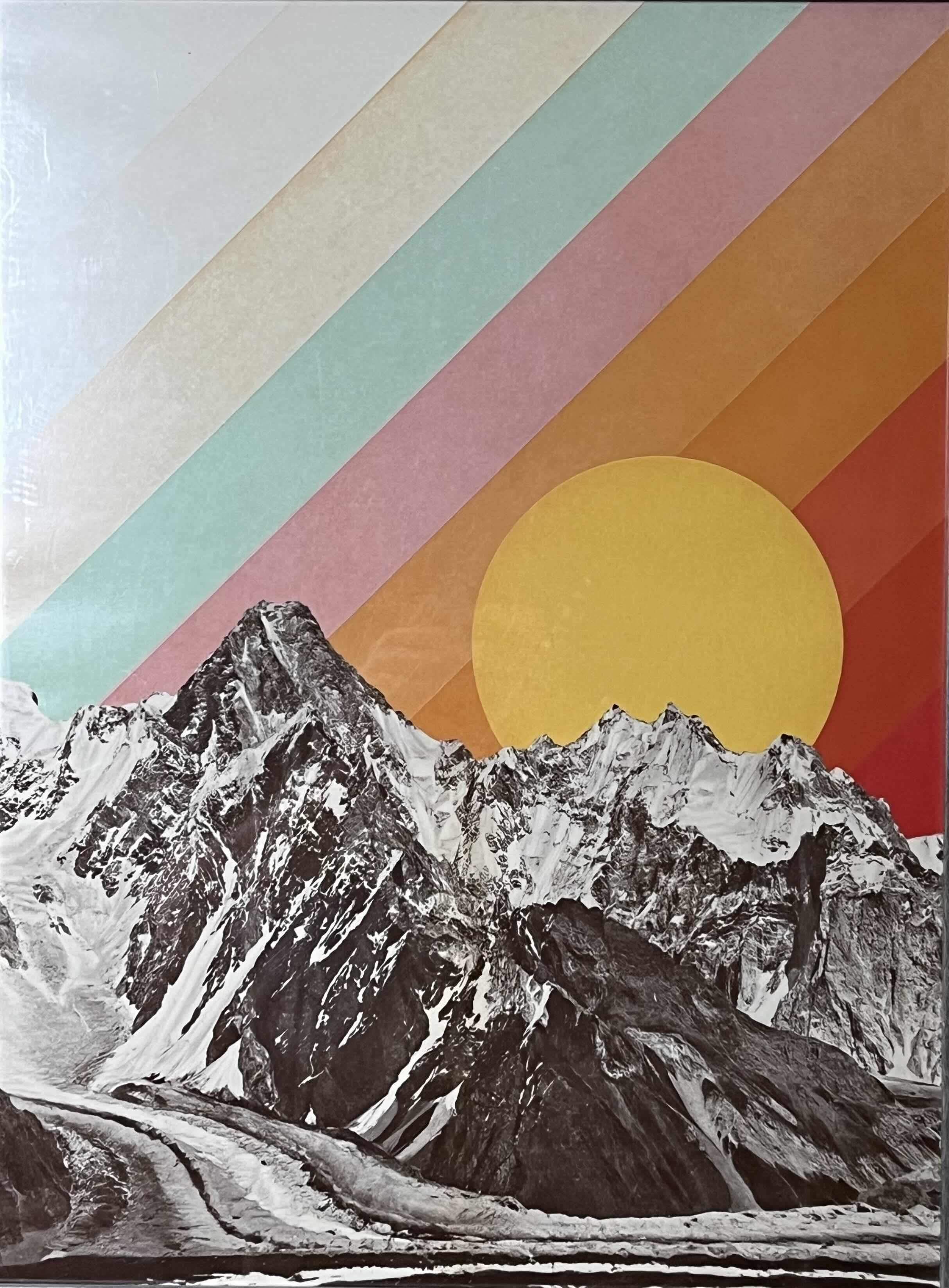 Photo 2 of MOUNTAINS CAPE 1 FRAMED PRINT ARTWORK BY BODFLORENT 20” X 26”