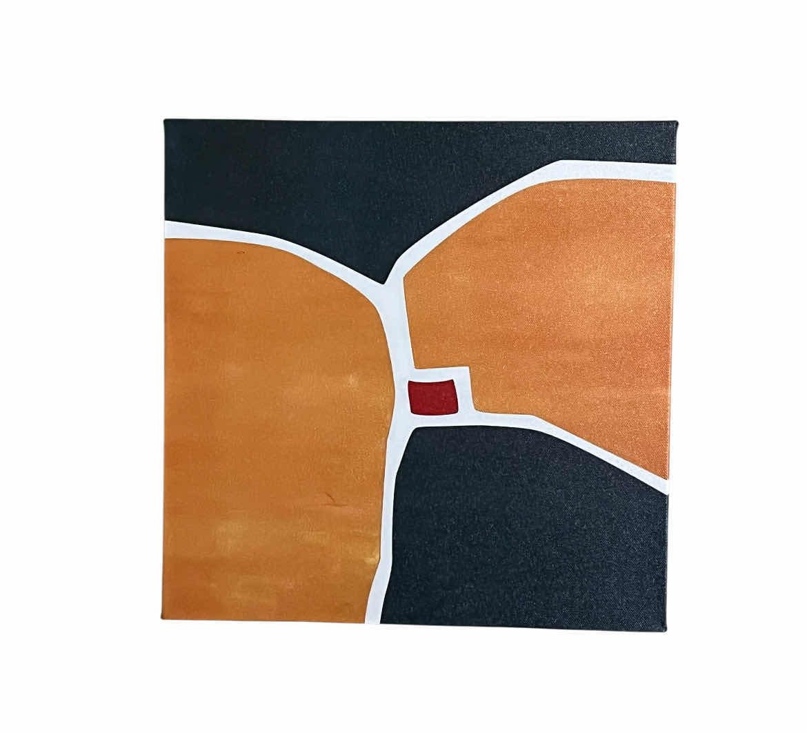 Photo 3 of ABSTRACT CANVAS PRINT ARTWORK (4) 12” X 12”