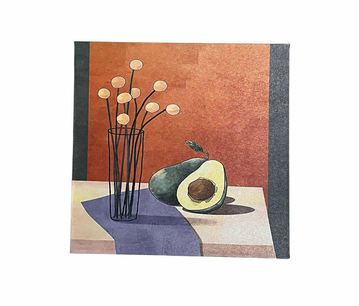 Photo 5 of ABSTRACT CANVAS PRINT ARTWORK (4) 12” X 12”