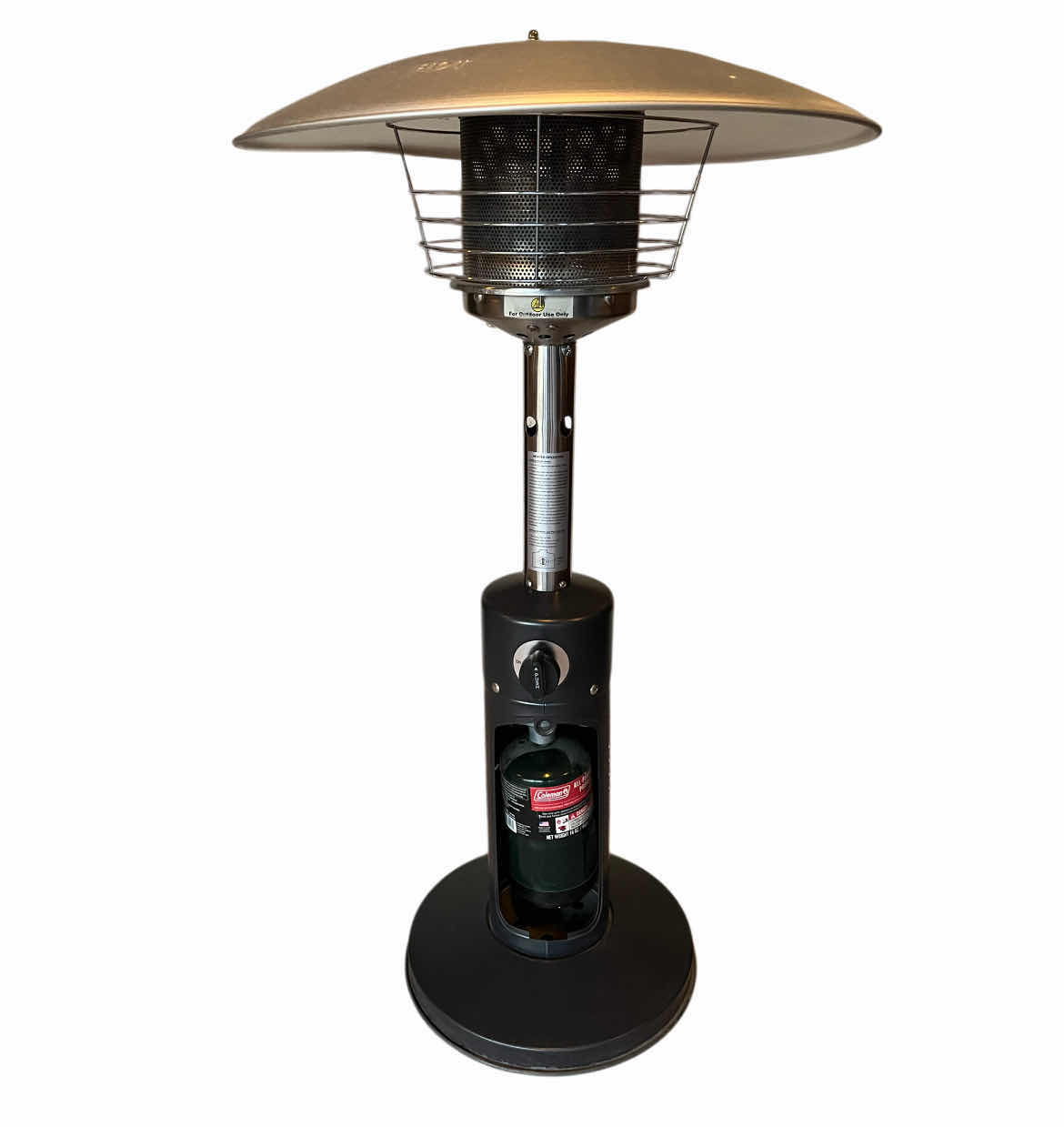 Photo 1 of OUTDOOR MINI PROPANE PATIO HEATER 20” X 37”