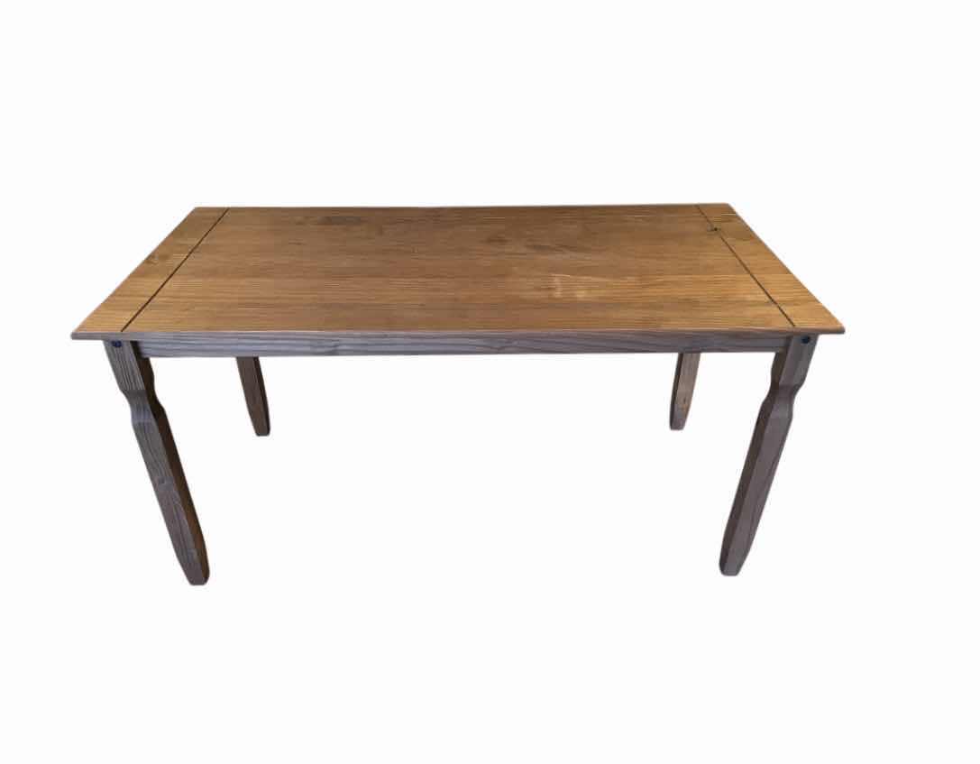 Photo 1 of IKEA NATURAL WOOD PATIO DINING TABLE & 4 CHAIRS (READ NOTES)