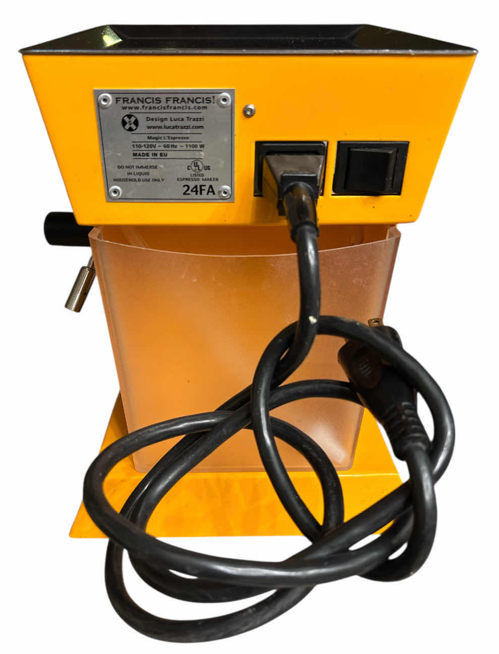 Photo 1 of FRANCISFRANCIS! X5 MAGIC L’ESPRESSO MAKER, LIGHT ORANGE (24FA)