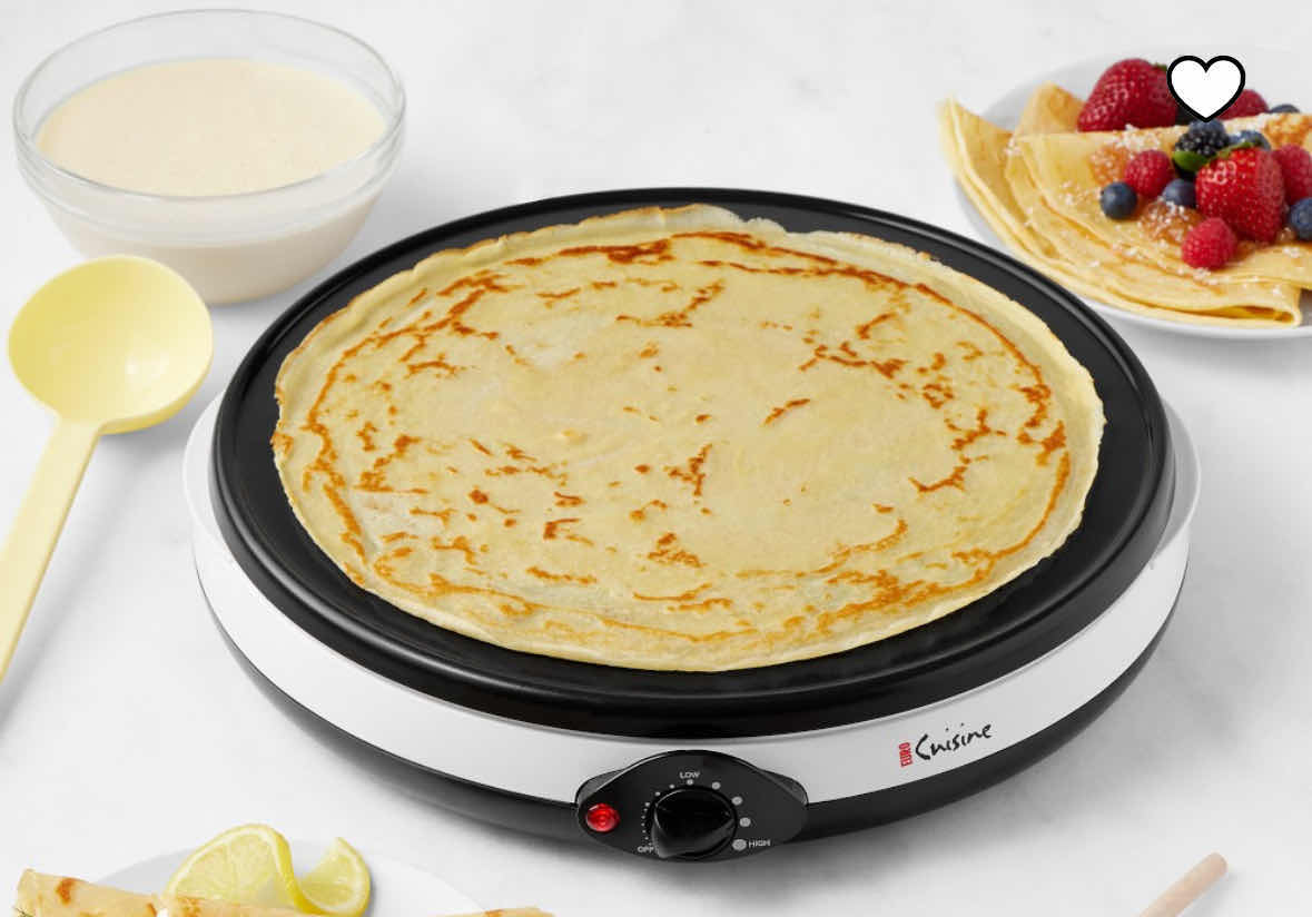 Photo 1 of EURO CUISINE CREPE MAKER & MULTIPURPOSE GRILL (CM20)
