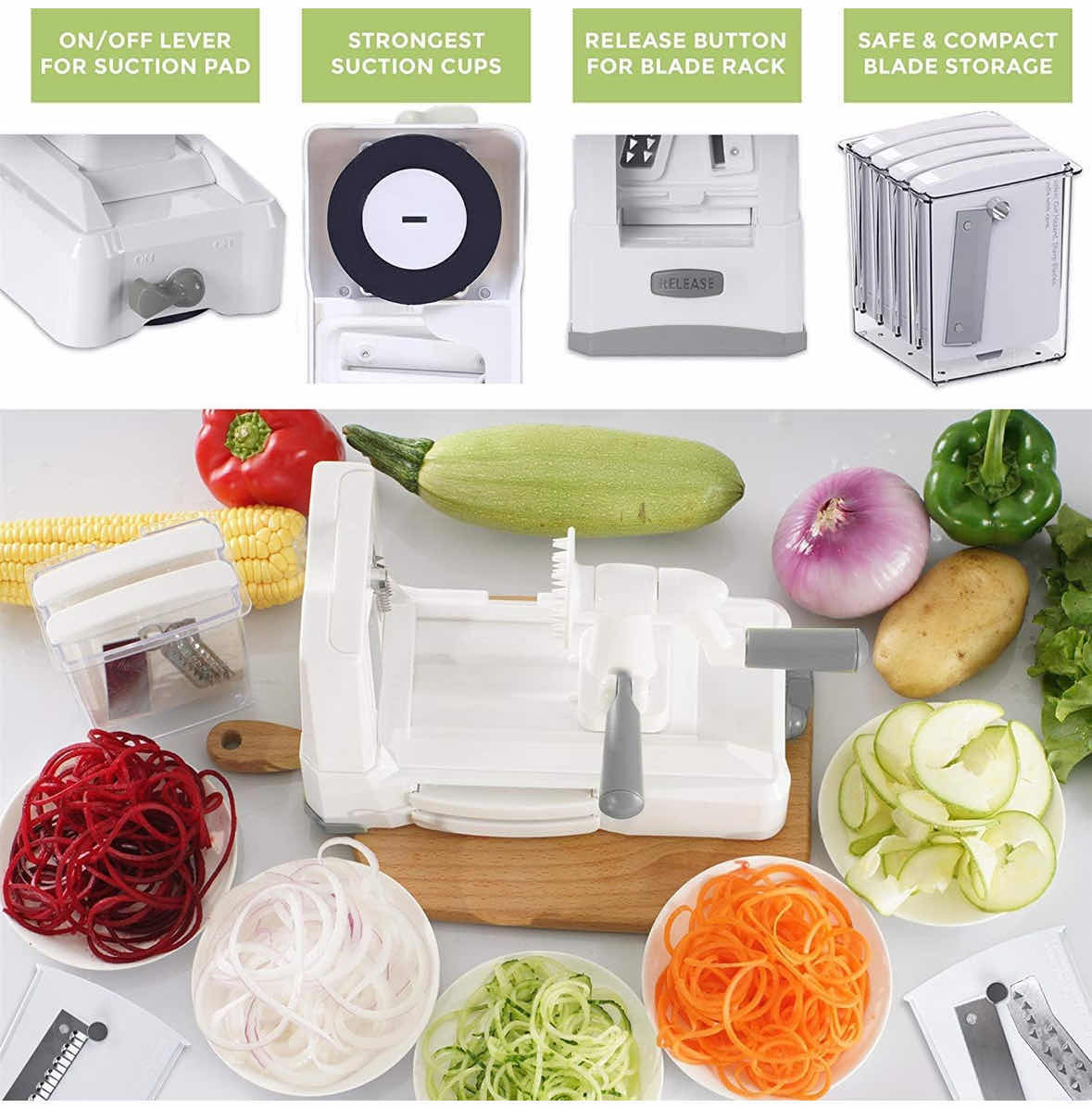 Photo 1 of SPIRALIZER 7-BLADE VEGETABLE SLICER