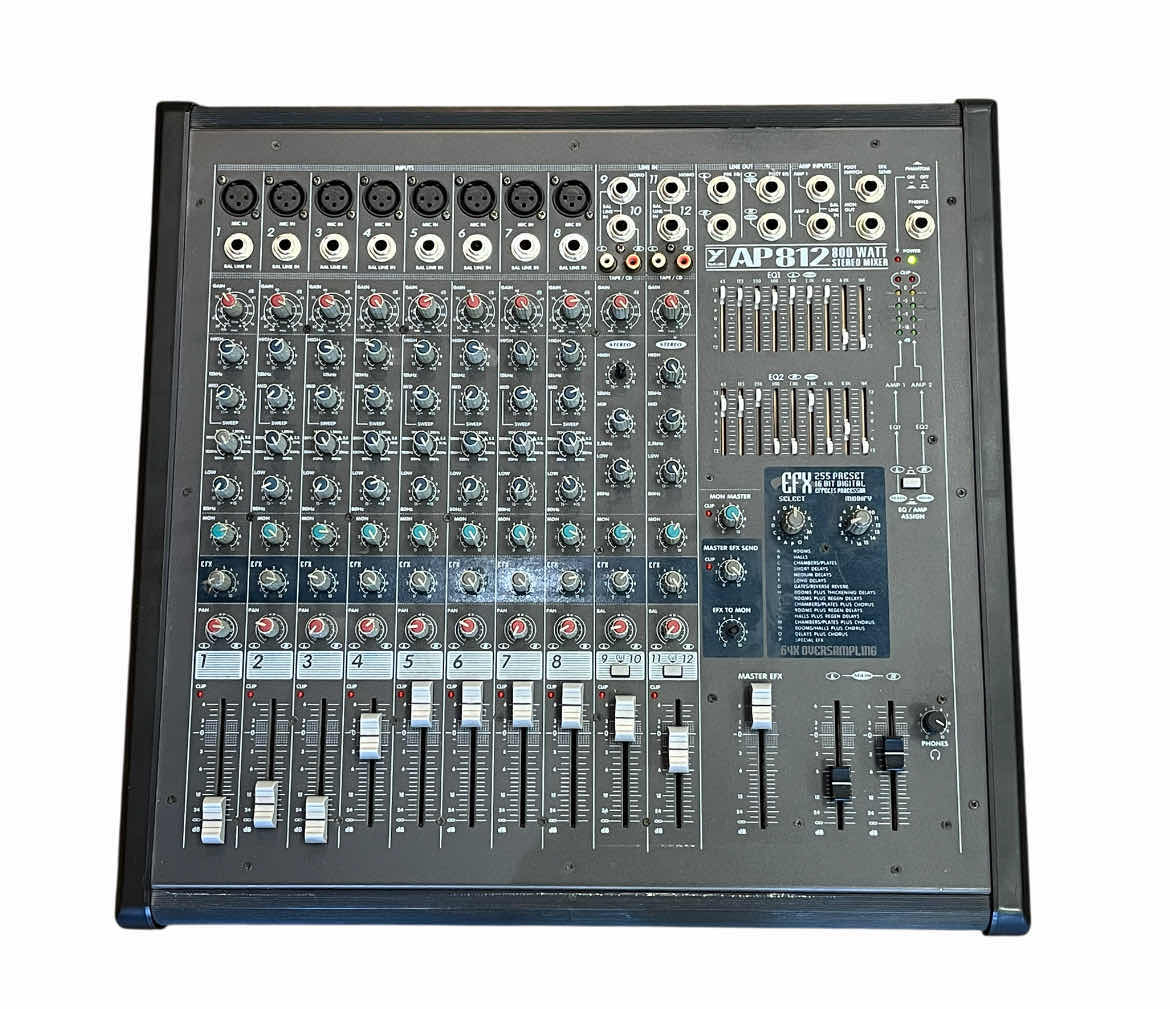 Photo 1 of YORKVILLE 800WATT STEREO MIXER EFX 255 PRESETS AP812