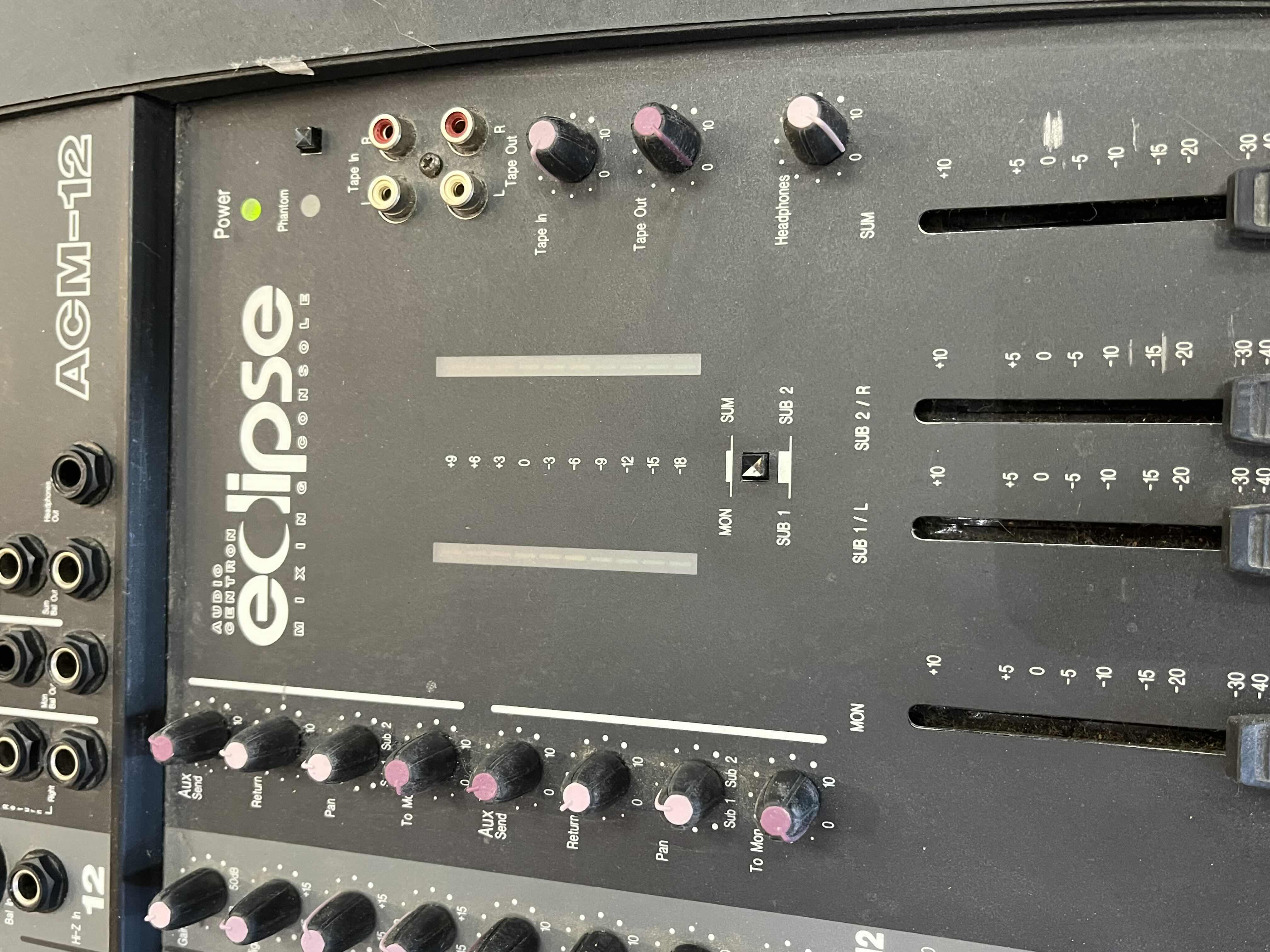 Photo 1 of AUDIO CENTRON ECLIPSE MIXING CONSOLE ACM-12