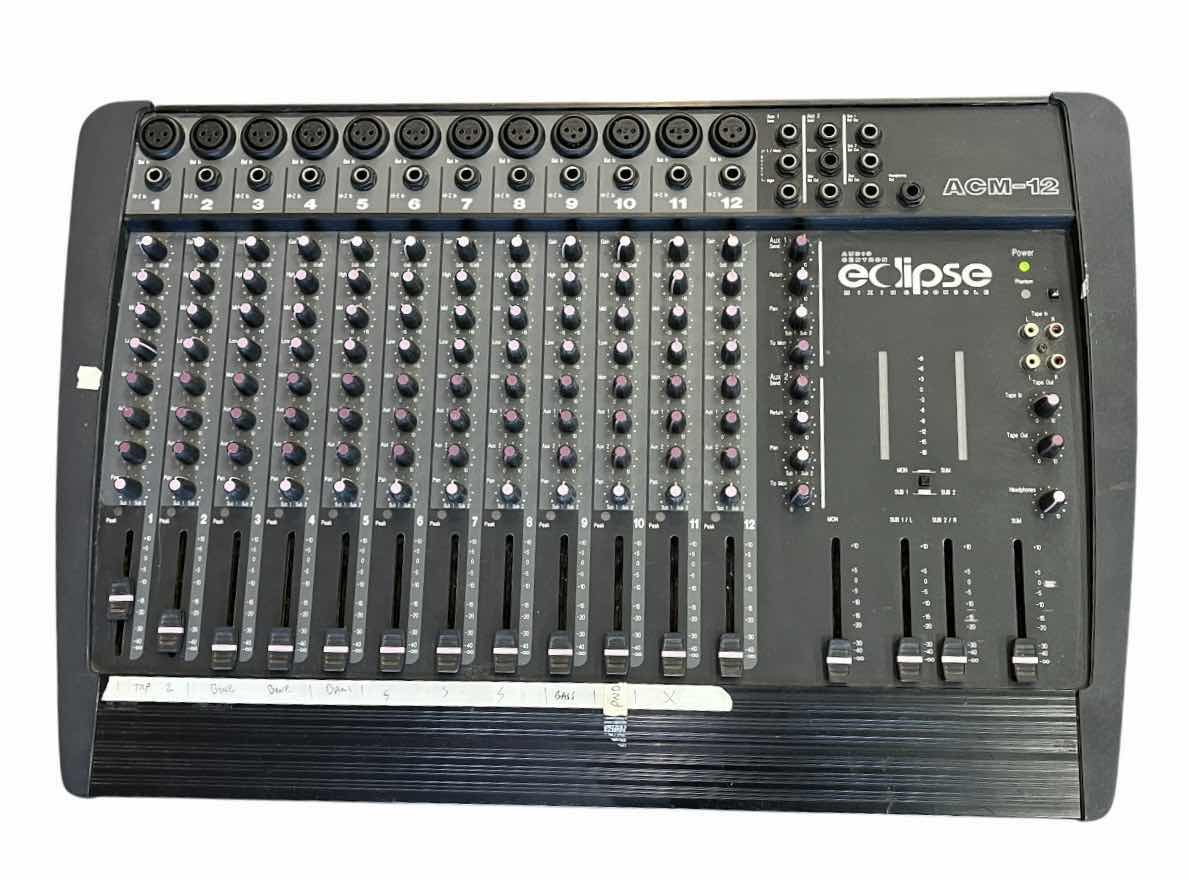 Photo 1 of AUDIO CENTRON ECLIPSE MIXING CONSOLE ACM-12