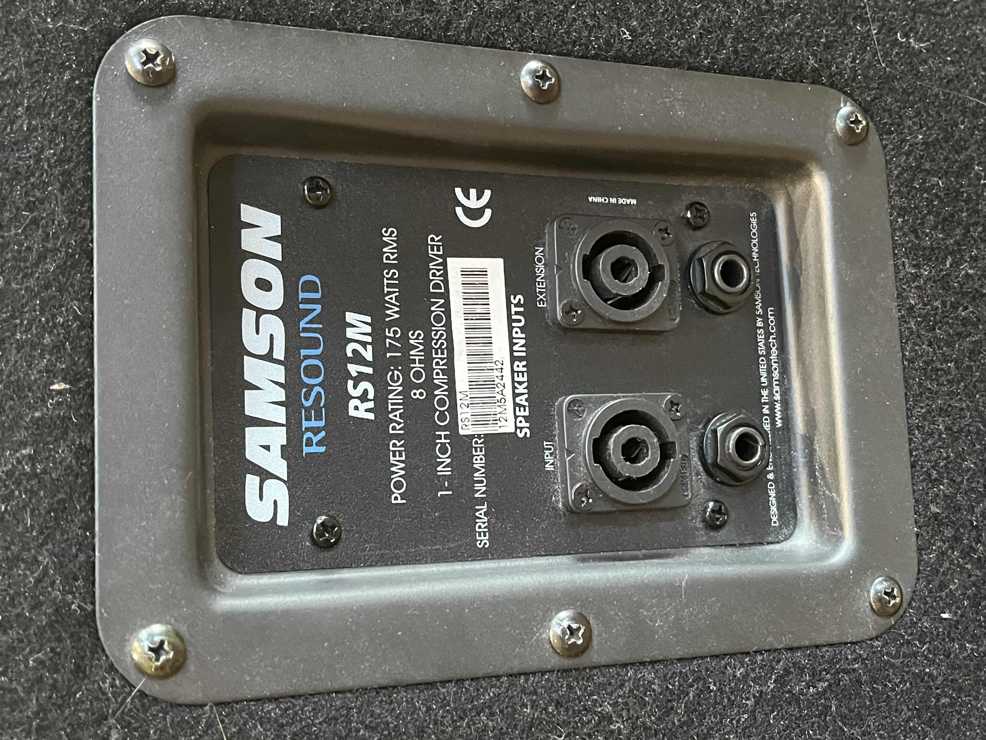 Photo 1 of SAMSON RESOUND 175WATT 1 INCH COMPRESSION DRIVER SPEAKER