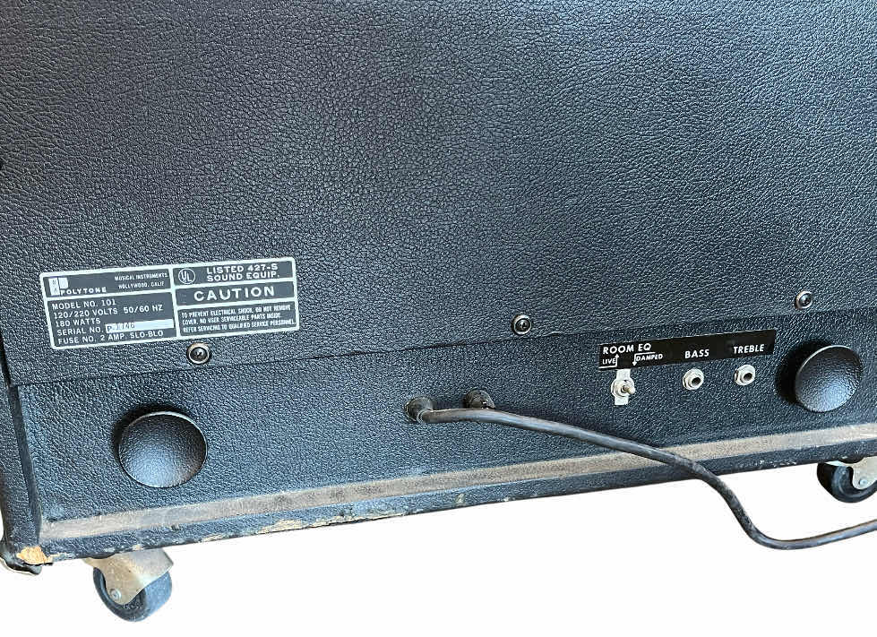 Photo 1 of POLYTONE 180WATT CUSTOM BASS AMP 101 W ORIGINAL COVER