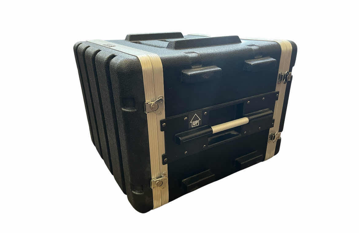 Photo 1 of SAMSON-POWER BRITE PB9, DUAL 31 BAND EQ/FEEDBACK MANAGEMENT SYSTEM D2500, 4-CHANNEL COMPRESSOR GATE S-COM 4, DUAL 15 BAND EQUALIZER S-CURVE 215 & ALTO PROFESSIONAL CROSSOVER AX 2304 W STAGG HARD-CASE 22” X 22.5” H16”