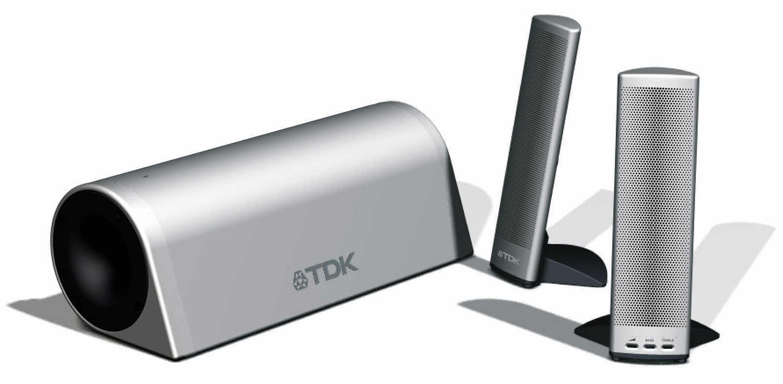 Photo 1 of TDK TREMOR 150WATT MULTI-MEDIA SPEAKERS S150