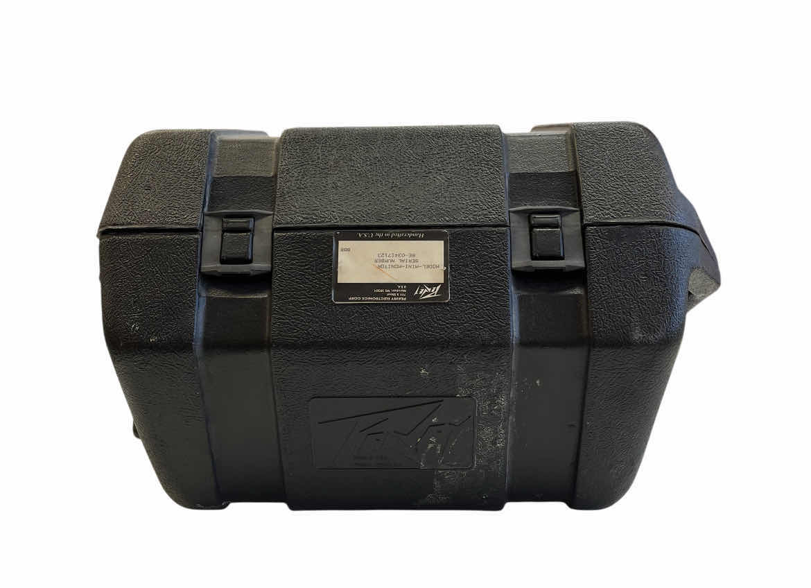 Photo 1 of PEAVEY MINI PASSIVE STAGE MONITORS BUILT-IN HARD CASE