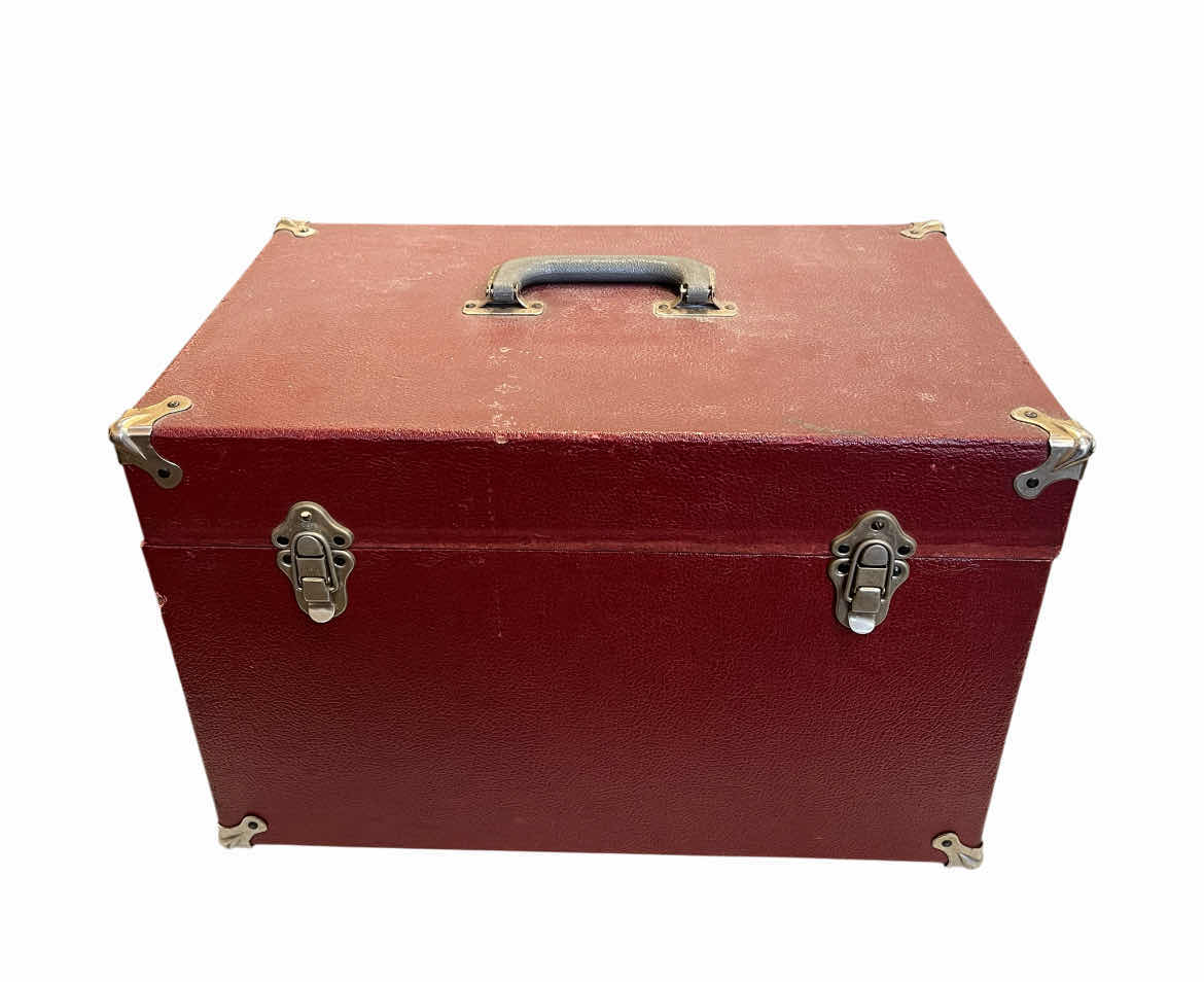 Photo 1 of E.GLASS & SONS BANDONEON CONCERTINA W LEATHER WRAPPED WOOD CASE