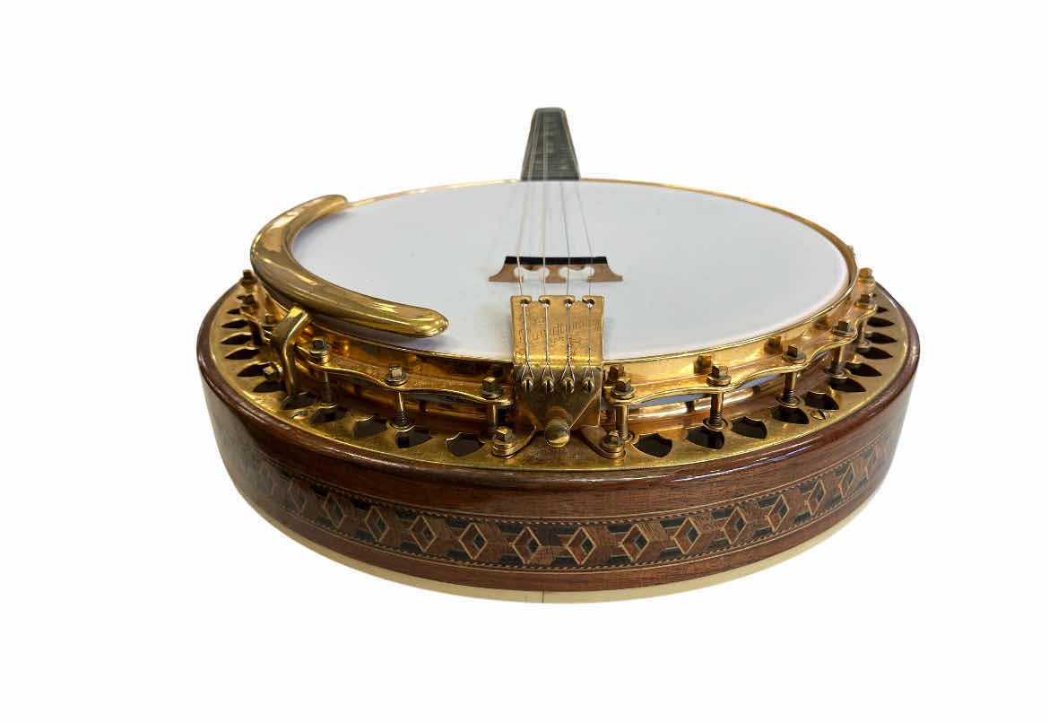 Photo 1 of LUDWIG CORT TENOR BANJO W ORIGINAL LEATHER HARD CASE