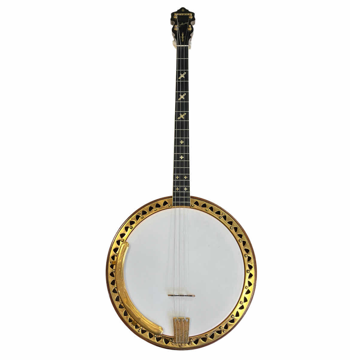 Photo 1 of LUDWIG CORT TENOR BANJO W ORIGINAL LEATHER HARD CASE