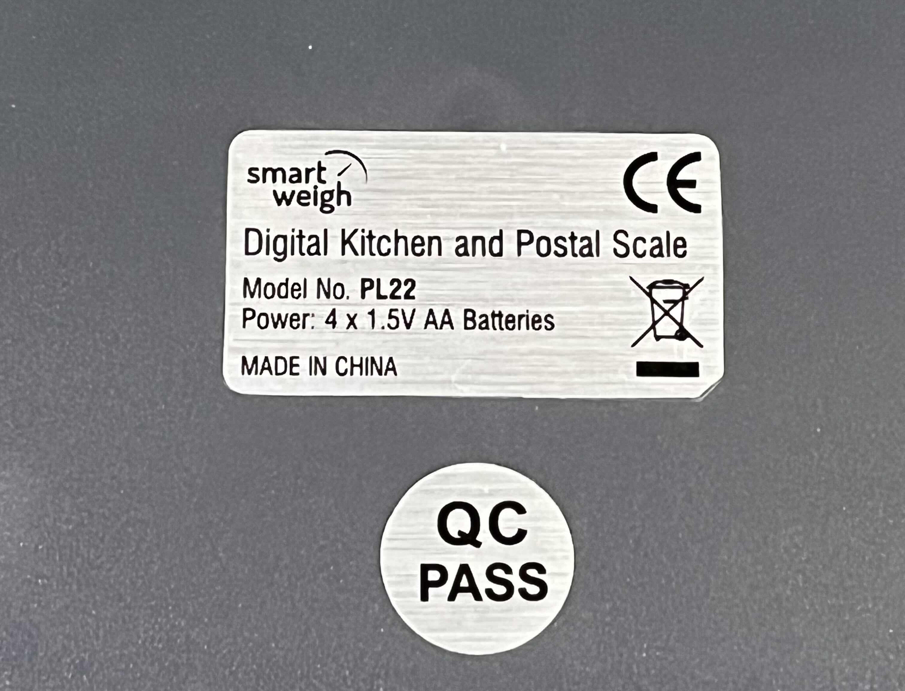 Photo 1 of SMART WEIGH DIGITAL KITCHEN/POSTAL SCALE PL22