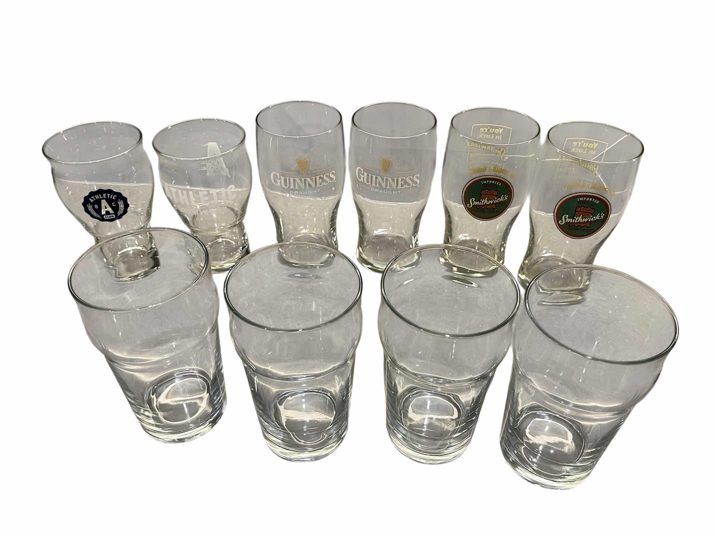 Photo 1 of BREWING COMPANY & PINT BEER GLASSES (10)