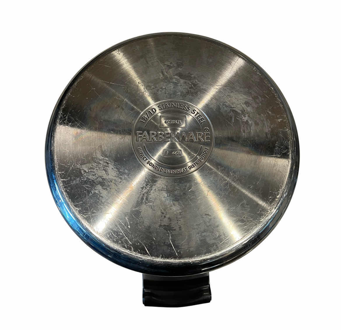 Photo 4 of FABERWARE 6QT STAINLESS STEEL SAUCE PAN W LID & STAINLESS STEEL 11.75” COLANDER STRAINER